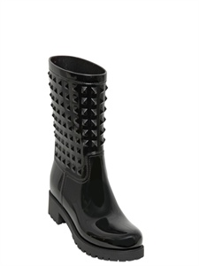 Splish Splash with Valentino's Studded Rubber Rain Boots! - A Few Goody ...