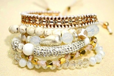 Beaded Erimish Bracelets featured by popular high end fashion blogger, A Few Goody Gumdrops