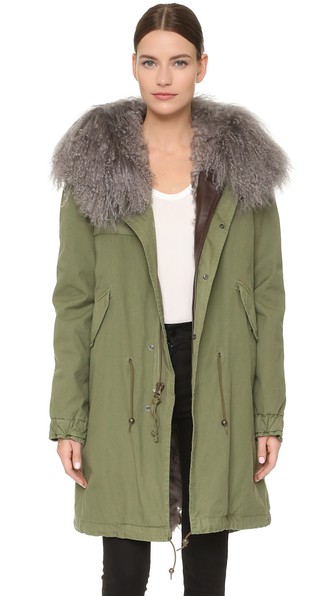Fur Trimmed Parkas Inspired by the Army: Blow Your Bugles and Come 'N ...