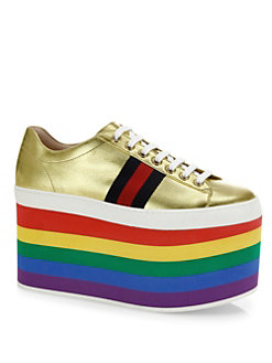 Kick It Up a Notch with Gucci Platform Sneakers A Few Goody Gumdrops