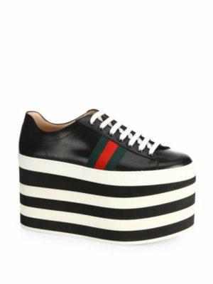 Gucci Platform Sneakers featured by popular High End fashion blogger, A Few Goody Gumdrops