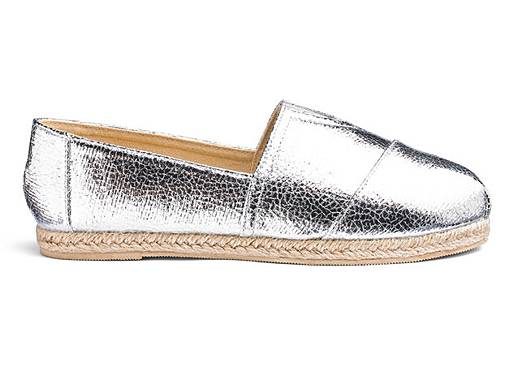 Heavenly Soles Espadrilles | Trendy Silver Shoes featured by popular high end fashion blogger, A Few Goody Gumdrops 