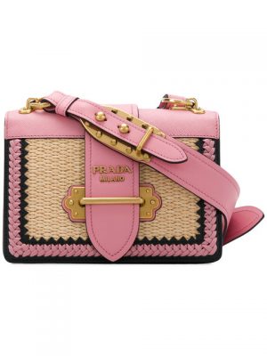 Prada's Summer Collection of Straw Bags featured by popular high end fashion blogger, A Few Goody Gumdrops