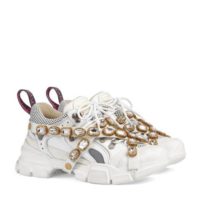 Designer cross trainers featured by popular High End Fashion blogger, A Few Goody Gumdrops