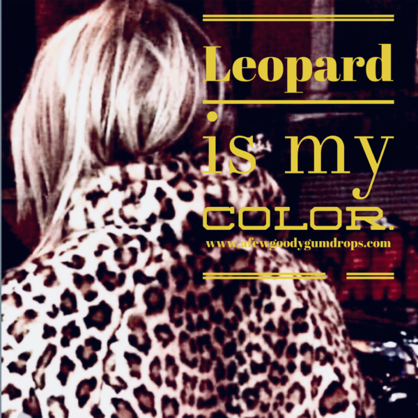 Leopard fashion featured by popular High end Fashion blogger, A Few Goody Gumdrops